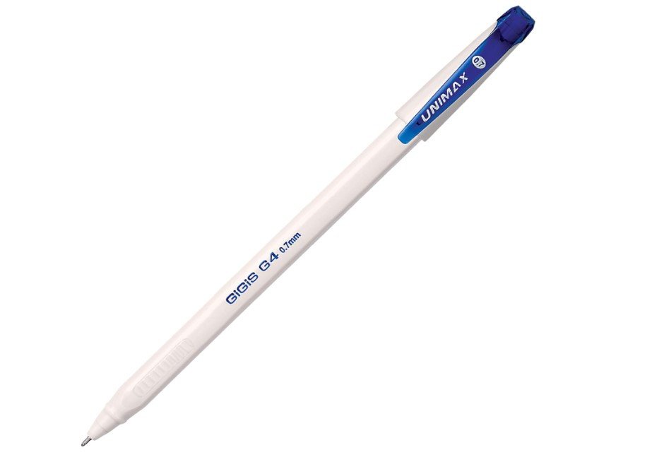 Unimax GIGIS G 4 0.7mm Ballpoint Pen (50 Pcs Box ) Blue