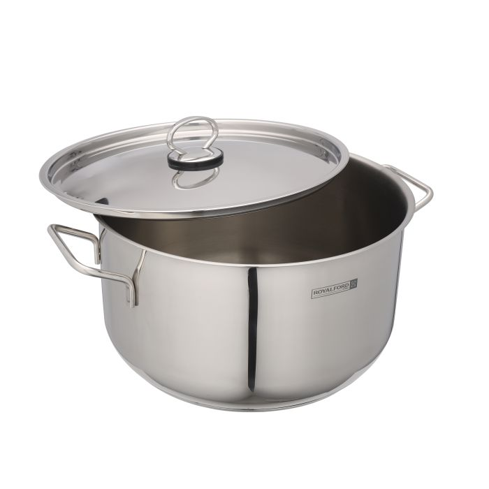 Royalford 5L Stainless Steel Pressure Cooker - Comfortable Handle