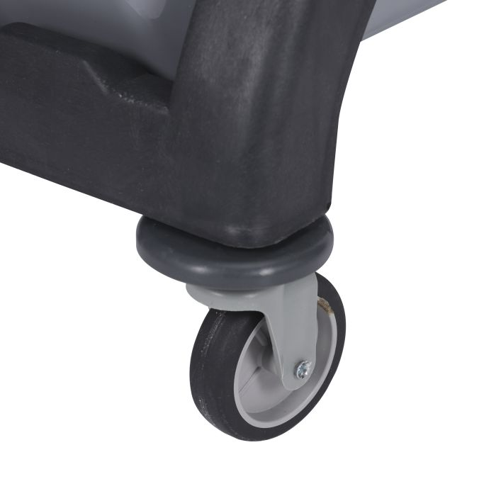 Professional Mopping Trolley Set, 2x25L Buckets, RF10106 | 100% Cotton Mop Head | Strong ABS Body | Faster Dehydration | Perfect Home, Commercial