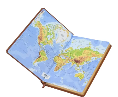 FIS Golden Diary 2024 (Arabic/English) Brown, A5 - FSDI23AEG24BR