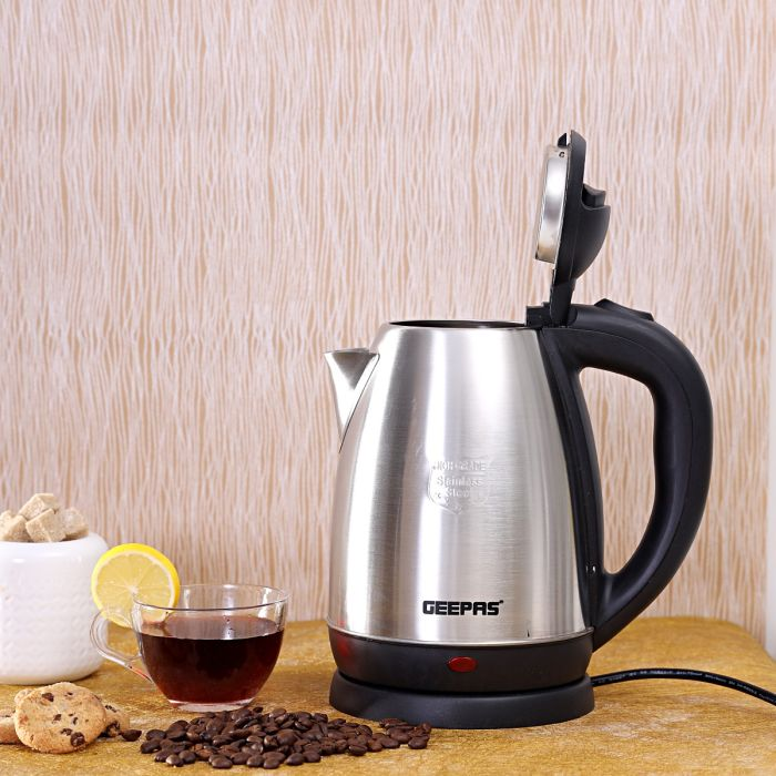 1.8L Electric Kettle 1800W - Stainless Steel Cordless Kettle| Auto Shut-Off & Boil-Dry Protection | Heats Up Quickly & Easily | Boiler For Hot Water, Tea & Coffee Maker | 2 Year Warranty