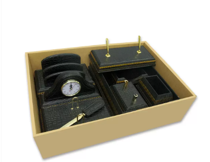 FIS PU Desk Set, Set of 10 Pieces - FSDSW397