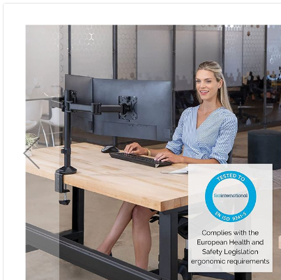 FELLOWES REFLEX DUAL MONITOR ARM 8502601