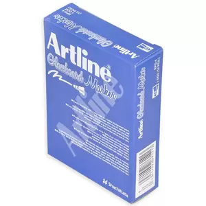 Artline Glass Board Marker Pack of 12, Colour: Fluoro Yellow,2.0mm - ARMKEPG-4FYL