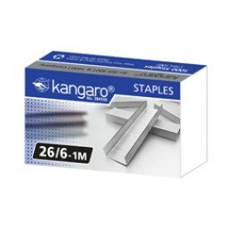 Kangaro Staples 26/6 (1M), PK/1000