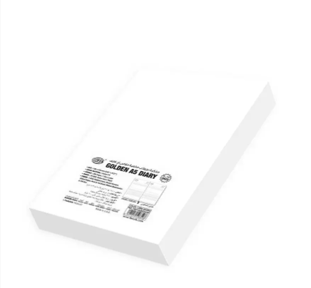 FIS Golden A5 Diary 2023 (Arabic/English) Dark Brown - FSDI19AEG23DBR