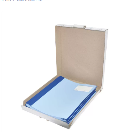 25-Piece Durable Boardroom File, A4 Size, Blue Colour - DUPG2705-06