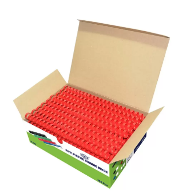 FIS Plastic Binding Rings FSBD19RE -160 Sheets, 19mm