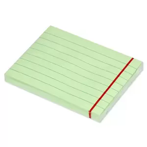 FIS Sticky Note Pad, 3X4 inches, Pack of 12, Ruled Pastel Green -FSPO3X4RPGR