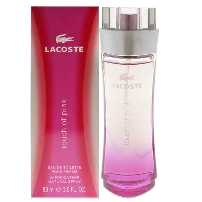 LACOSTE TOUCH OF PINK (W) EDT 90ML