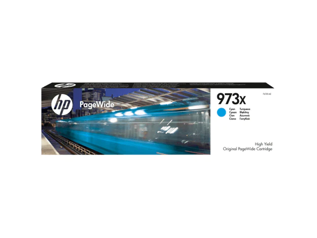 HP 973X High Yield Cyan Original PageWide Cartridge (F6T81AE)