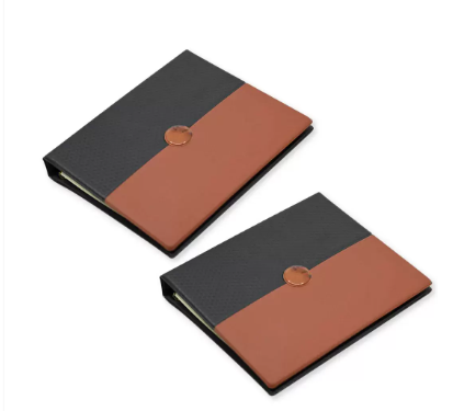 2 Pieces Telephone Book with Index (A to Z), Colour:Formule Brown - UATL083BR