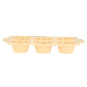 Royalford Premium Non Stick Muffin Tray - Aluminium - Beige - RF9801