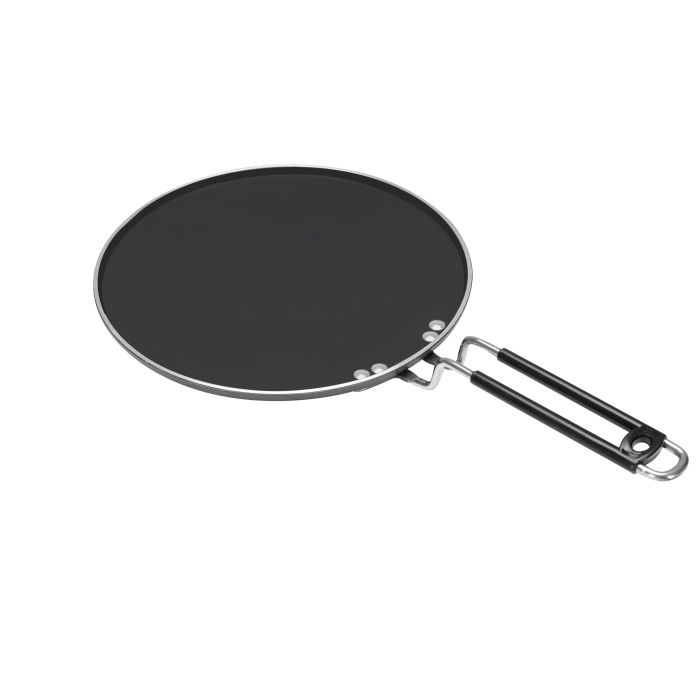 Royalford RF7460 27cm Aluminium Smart Tawa - Non-Stick Tawa Aluminum Pan Suitable For Crepe Chapatti Pancakes Roti Dosa Flatbread Or Naan Bread - Heat Resistant Handle - Suitable For Multiple Hob Type