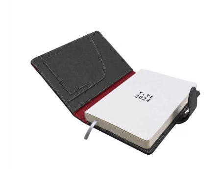 FIS Diary 2024 (Arabic/English) A5, Italian PU Sewn, Padded - FSDI135AEPU2405