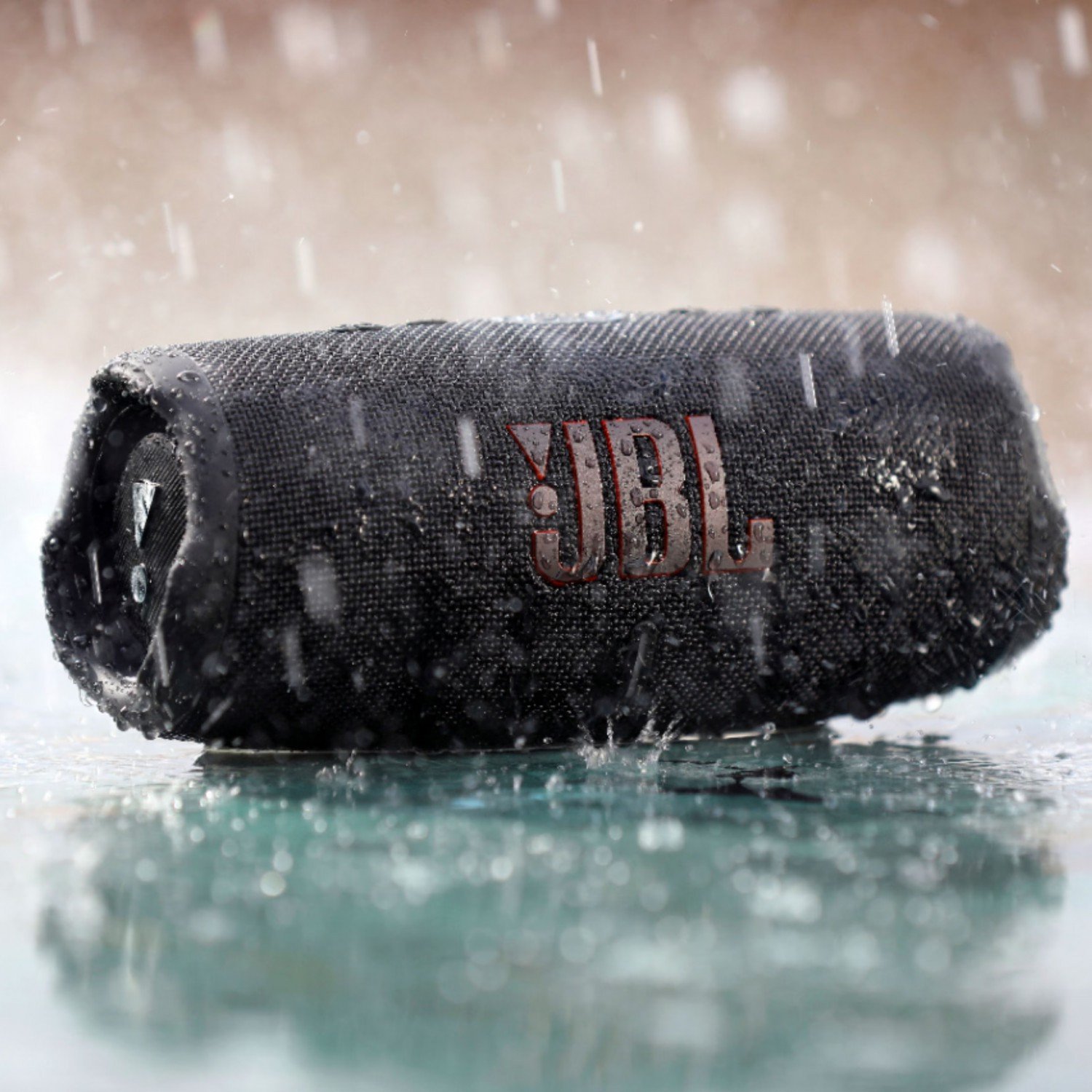 JBL Charge5 Splashproof Portable Bluetooth Speaker - Black