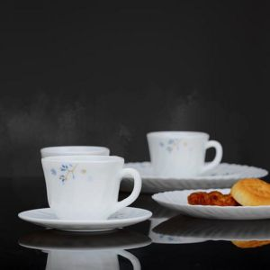 Royalford 50 Pcs Dinner Set - Opalware - Multicolour