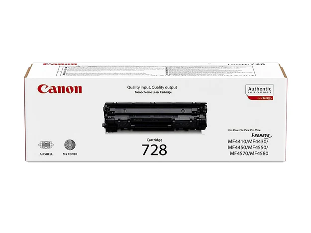 Canon 728 Black Toner Cartridge