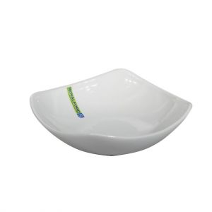 Royalford 75 Inch Magnesia Square Bowl - Porcelain - Black