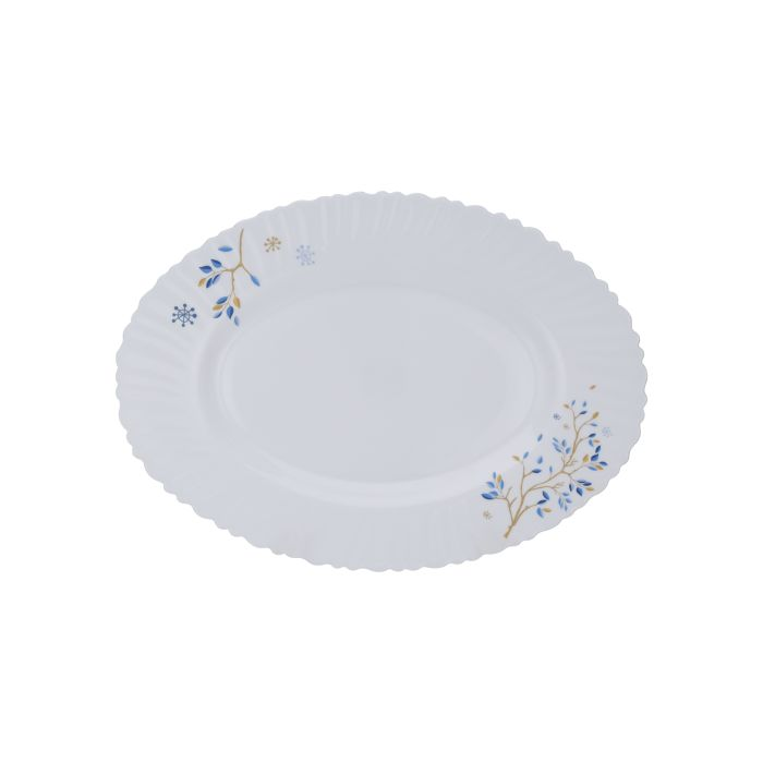 50 Pcs Opalware Dinner Set, RF10202 | Assorted Design | Lightweight, Beautiful Design Opal Dishes Sets Service For 6