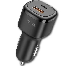 Pawa Solid Car Charger PD 20W + QC-black