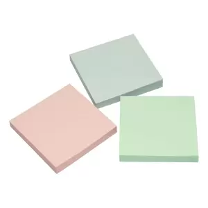 FIS Sticky Note, 3 Assorted Pastel Colours, Size 3 x 3 Inch, 300 Sheets, Quantity per Pack 4 - FSPO333CP300