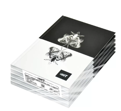 Light Hard Cover A4 Single Line Notebook, Pack of 5 Pieces, 100 Sheets - LINBA41803