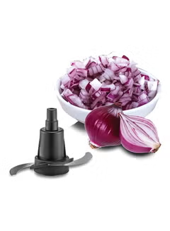 Food Processor 25 Functions 5-In-1 (Blender/Chopper/Shredder/Slicer/Dough Maker/Whisker/Food Processor) Stainless Steel 2 L 750 W FX760SB-B5 Silver/White