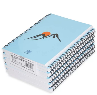 10-Piece FIS Spiral Soft Cover Notebook Single Line A5, 100-Sheets - FSNBA51902S