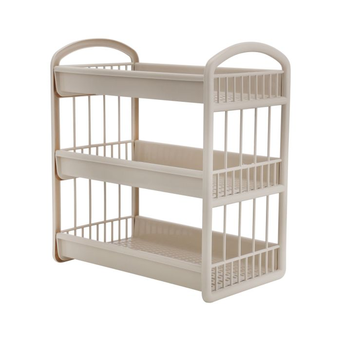 Royalford 3-Layer Storage Shelf- RF10885| Plastic Storage Rack| Multi-Purpose Storage Rack| Stand For Fruits, Vegetables, Containers, Toiletries, Etc.| Storage Shelf For Home, Office And Kitchen