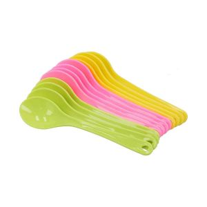 Royalford 12Pcs Boutique Spoon Premium Quality Spoon - Plastic - Multicolor