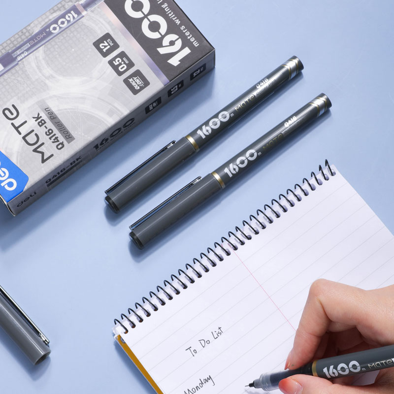 Deli-EQ416-BK Roller Pen
