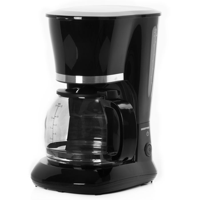 Geepas GCM41505UK 1.5L Filter Coffee Machine | 800W Coffee Maker| Automatic Turn-Off Feature |Ideal For Instant Coffee, Tea, Espresso, Macchiato & More