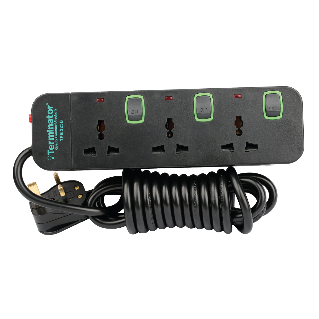 3-Way Universal Power Extension Socket