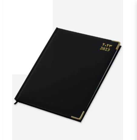 FIS Executive Diary 2023 Black (Arabic/English/French) 1-Week at a glance, FSDI33AE23BK