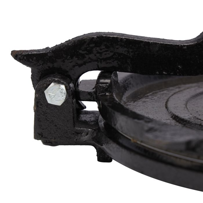 Mica Plate Chapati Press, Heavy Cast Iron Body, RF11167 | 20cm Non-Stick Plate | Anti-Skid Heavy Base | Indian Roti/ Chapati Press For Tortilla, Roti, Chapati