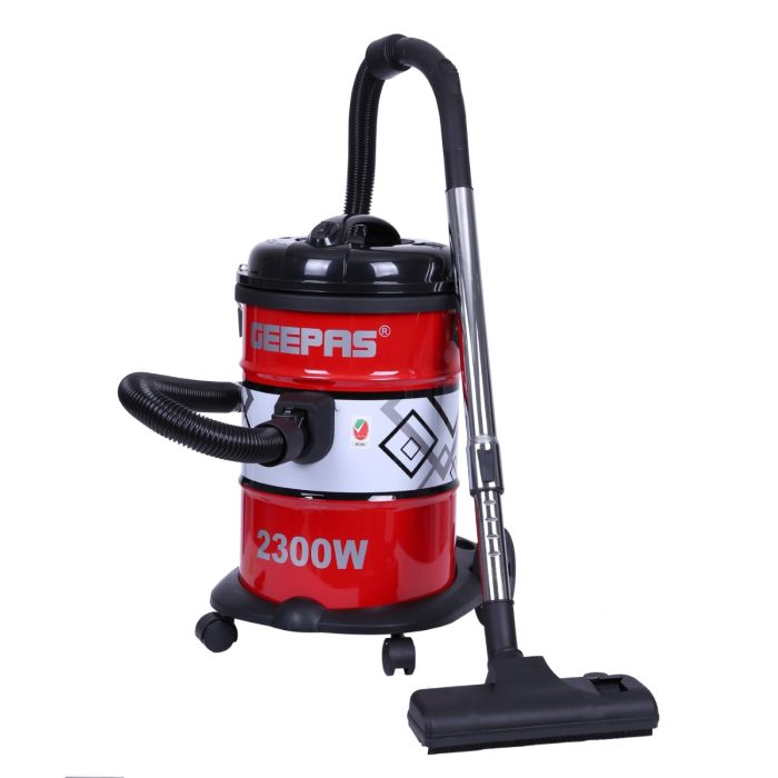 Geepas 2300W Vacuum Cleaner - Powerful Copper Motor, 21L Capacity Dust Full Indicator Dry & Blow Function With Iron Tank | Ideal Home, Hotel, Shop, Garage & More - 2-Year Warranty
