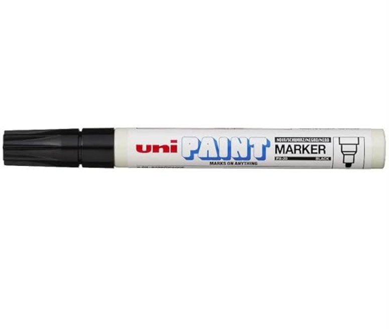 Uni Paint Marker Oil Based Permanent Marker 12/Pack (PX-20) Black