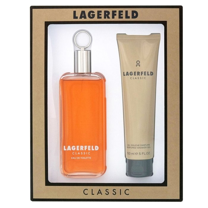 KAL LAGERFELD BY LAGERFELD CLASSIC (M) SET EDT 150ML + SG 150ML