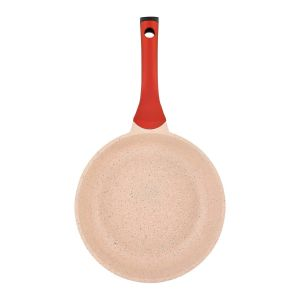 Prestige Essentials 12 pc Cookware set Granite Non Stick - Aluminum - Pink