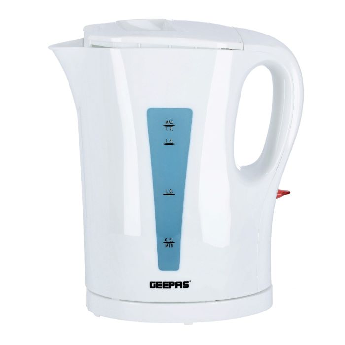 Geepas GK38029UK 1.7L Cordless Electric Kettle - Fast Boil & Auto Shut Off With Boil Dry Protection | Ideal For Hot Water, Tea & Coffee Maker | 2 Year Warranty