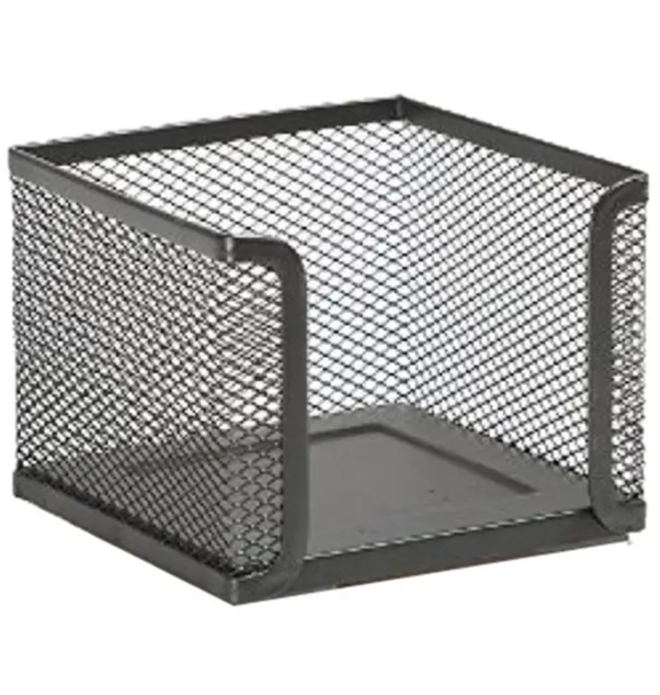 Partner Mesh Memo Cube Holder Black