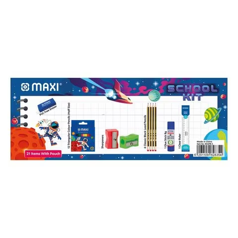 Maxi School Basic Stationery Kit MXZPB-5