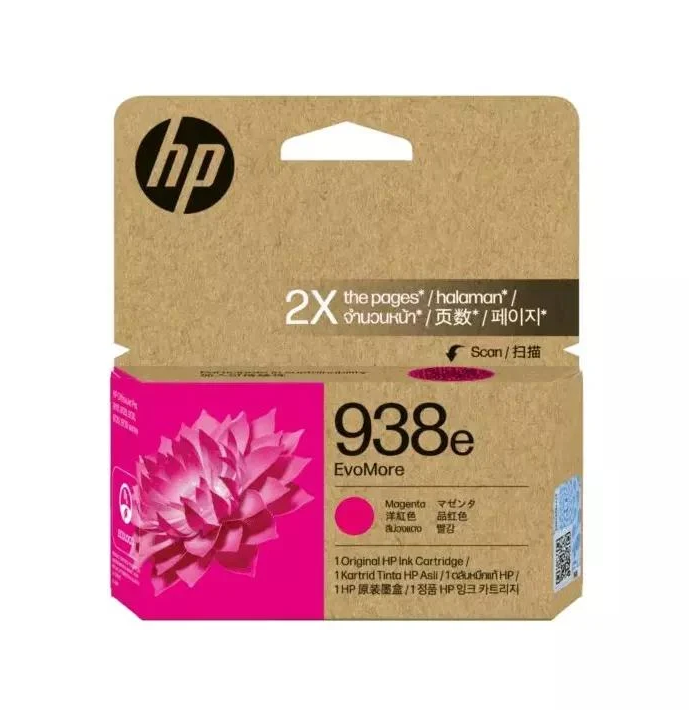 Hp Original 938e EvoMore Magenta Ink Cartridge