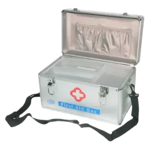 FIS First Aid Box Aluminium, 355 X 200 X 220mm Size - FSOTW-B0162