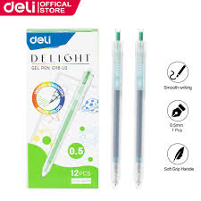 Gel pen automatic Deli Delight EG118-LG
