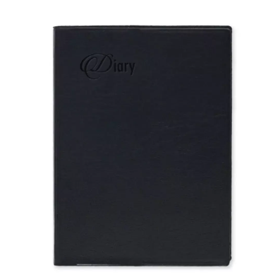 Fis 2024 Pocket Diary English With Pvc Soft Cover Black -FSDI09E24BK