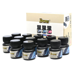 Brons Pack Of 12 Drawing Ink 20 Ml, Blue -KRIKBR-318BL