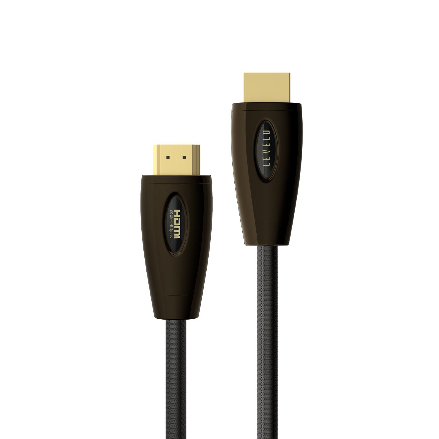 Levelo Zinc-Alloy Shell 8K60Hz HDMI Cable V2.1 2M - Black