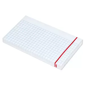 FIS Sticky Note Pad, 3X5 inches, Pack of 12, 5Mm Ruled Pastel White -FSPO3X5R5MPWH